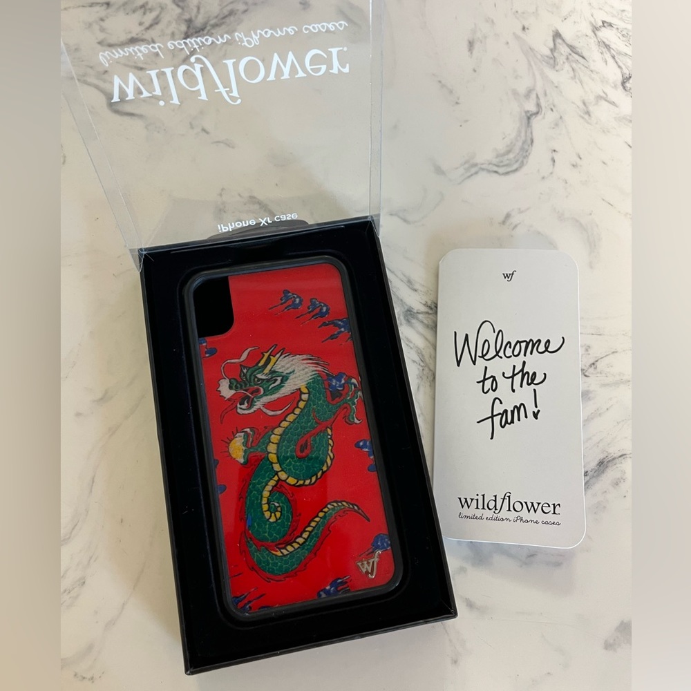 Dragon wildflower case iPhone XR